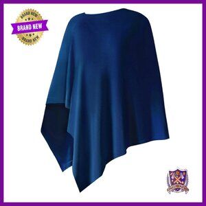 Lightweight Knit Poncho Shawl Wrap Versatile 5-in-1 Transformer